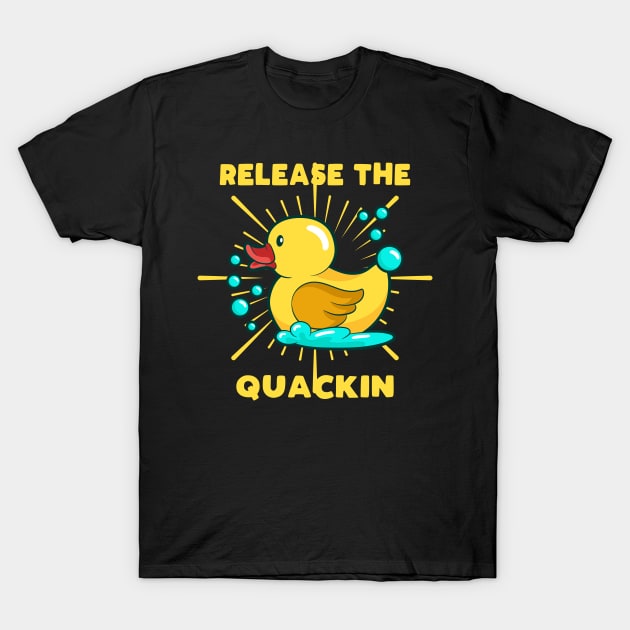 Funny Duck T-Shirt by Shiva121